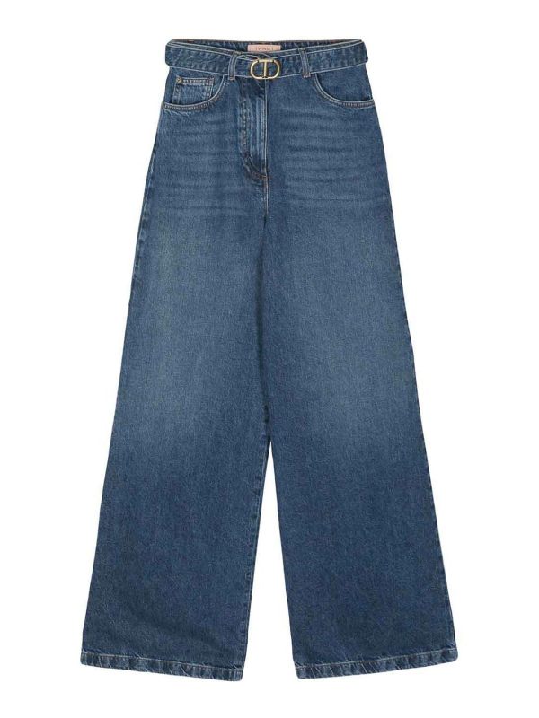 Twinset Jean Droit - Denim