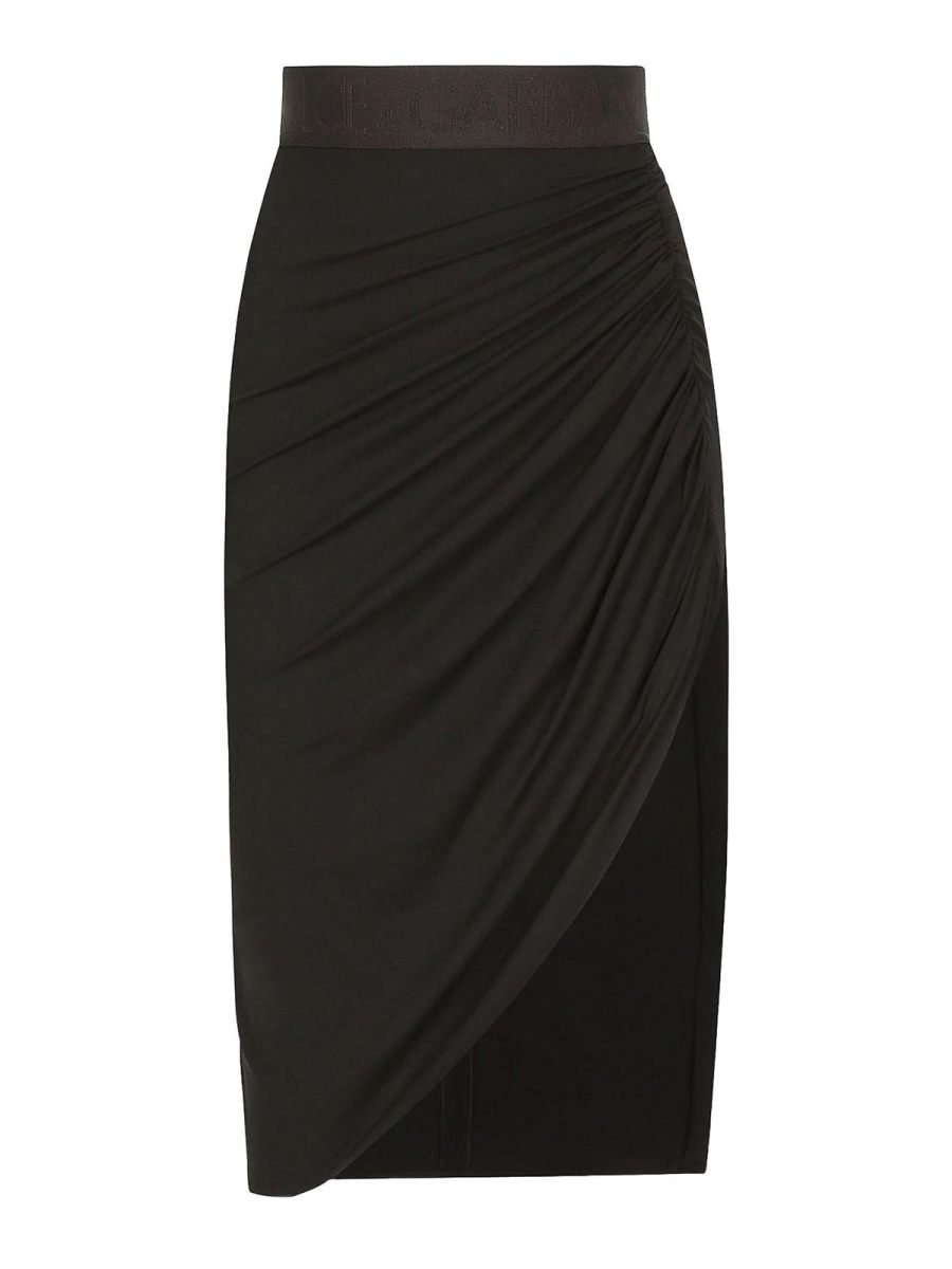 Dolce & Gabbana Jupe Midi - Noir