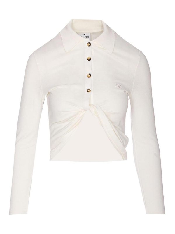 Courreges Polo - Blanc