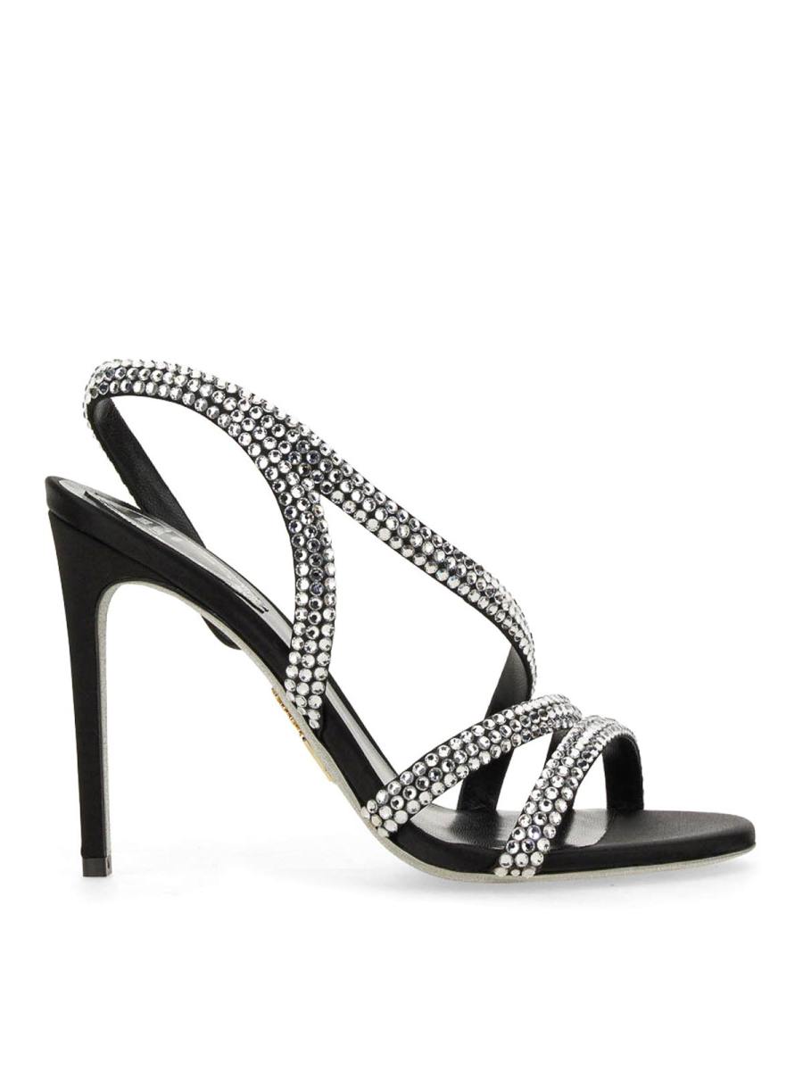 Rene Caovilla Chaussures À Talon - Noir