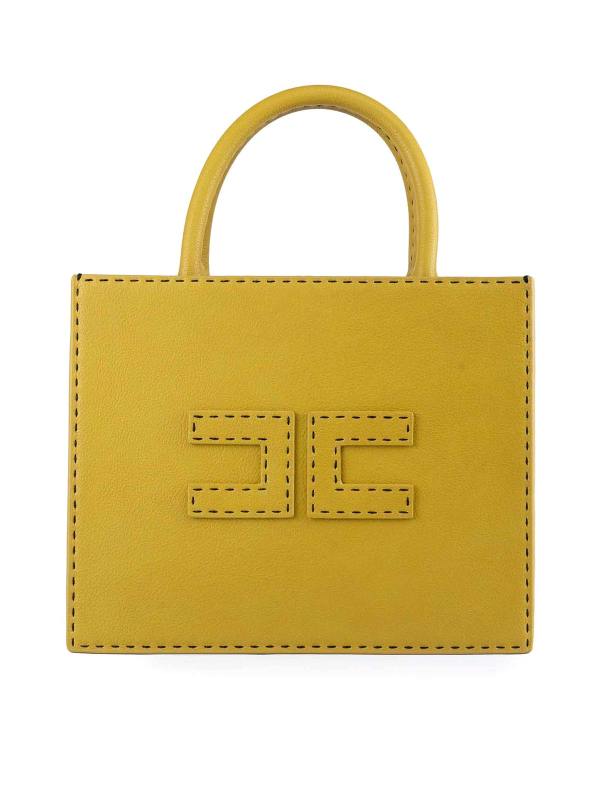 Elisabetta Franchi Sac Cabas - Orange Brûlé