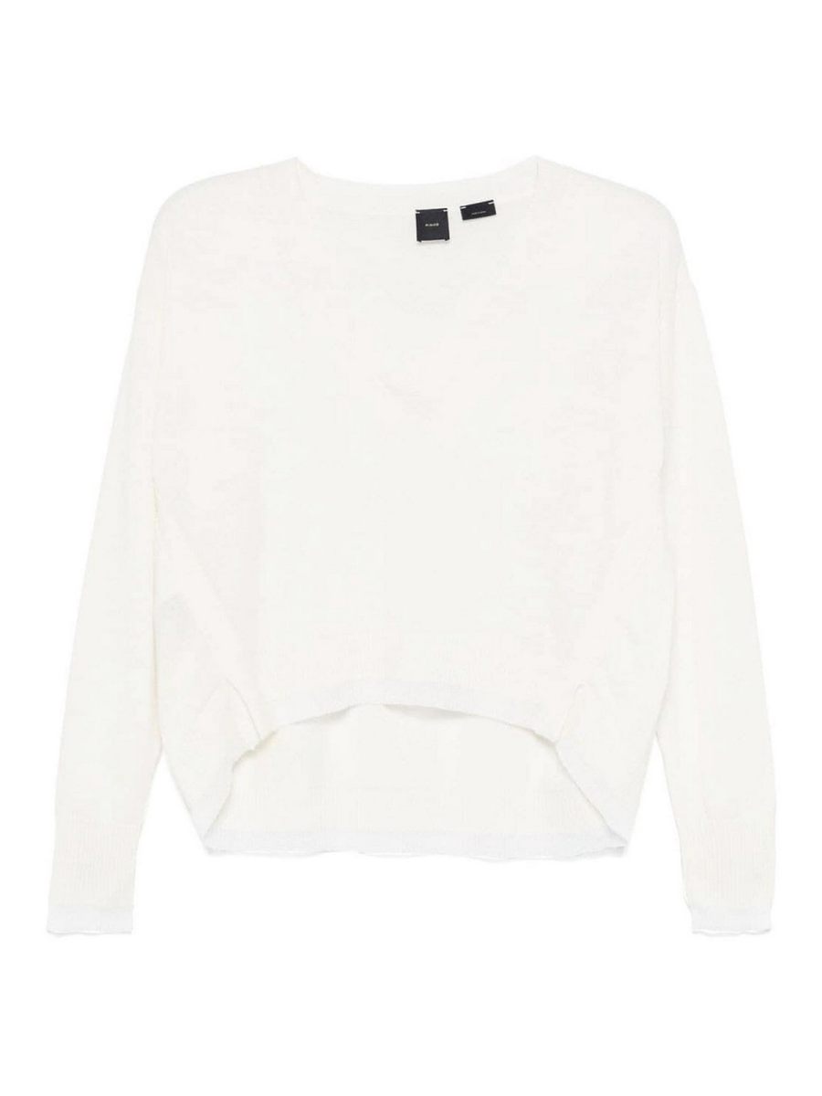 Pinko Pull Col Rond - Blanc