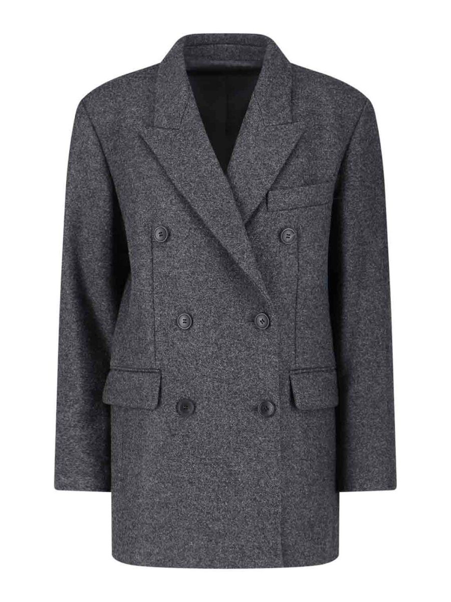 Isabel Marant Manteau Court - Gris