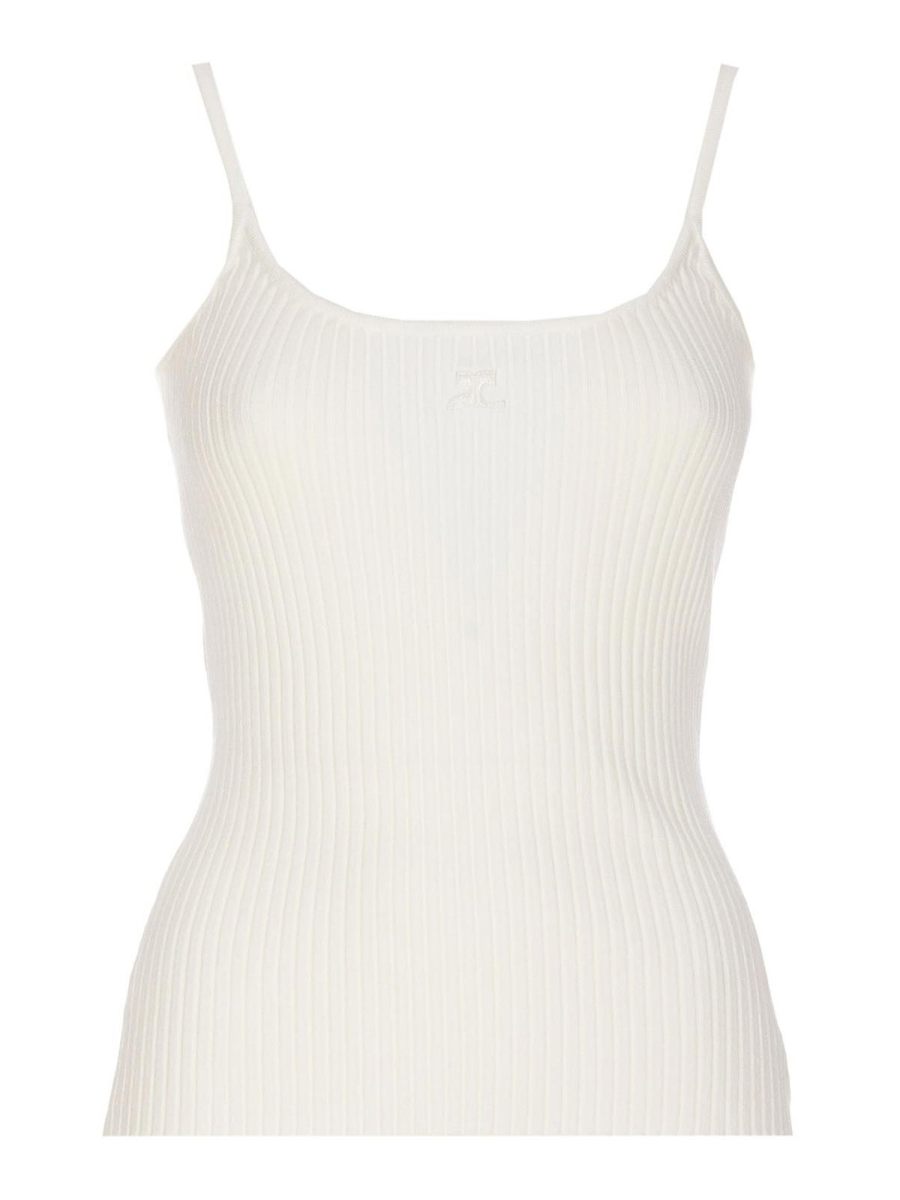 Courreges Top - Blanc