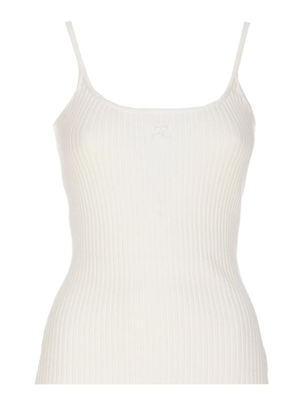Courreges Top - Blanc