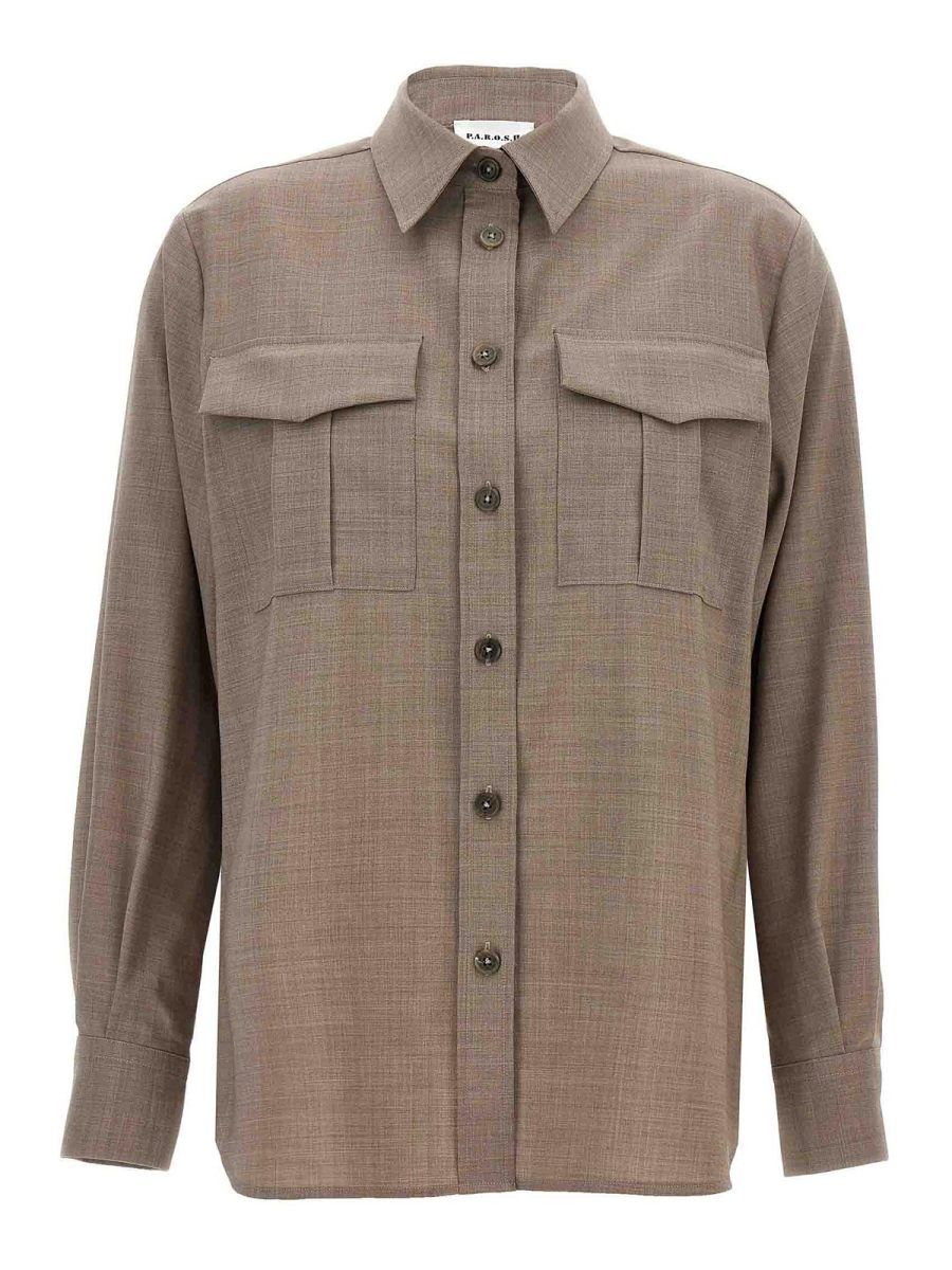 P. A.R. O.S. H. Chemise - Gris