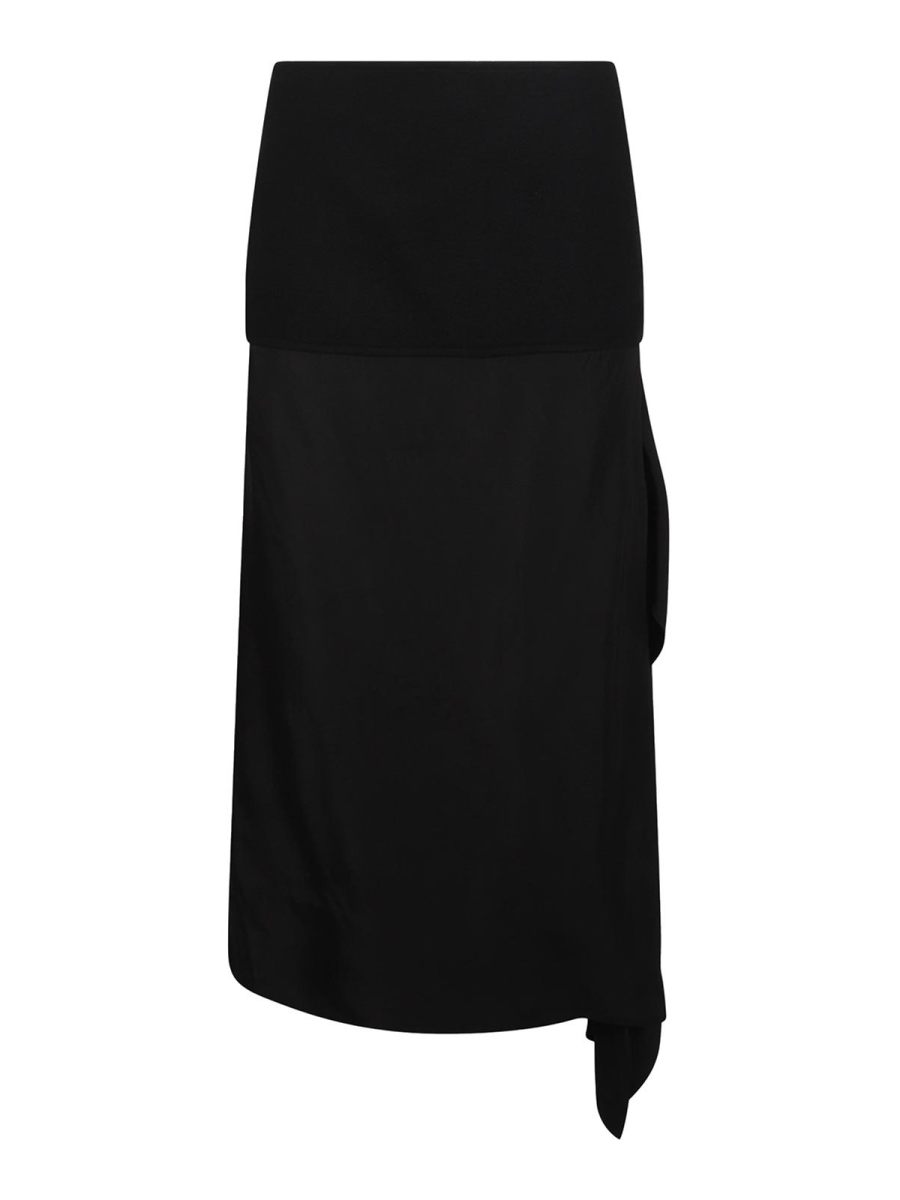 Jil Sander Jupe Midi - Noir