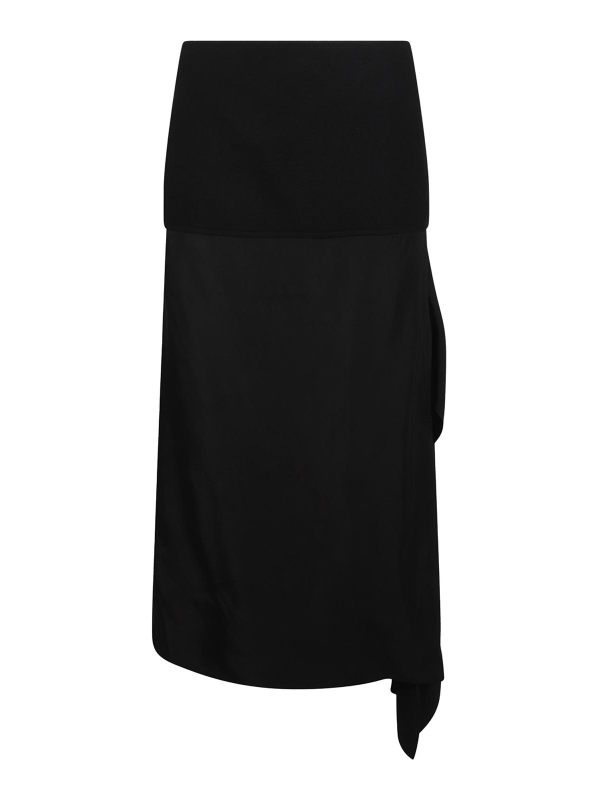 Jil Sander Jupe Midi - Noir