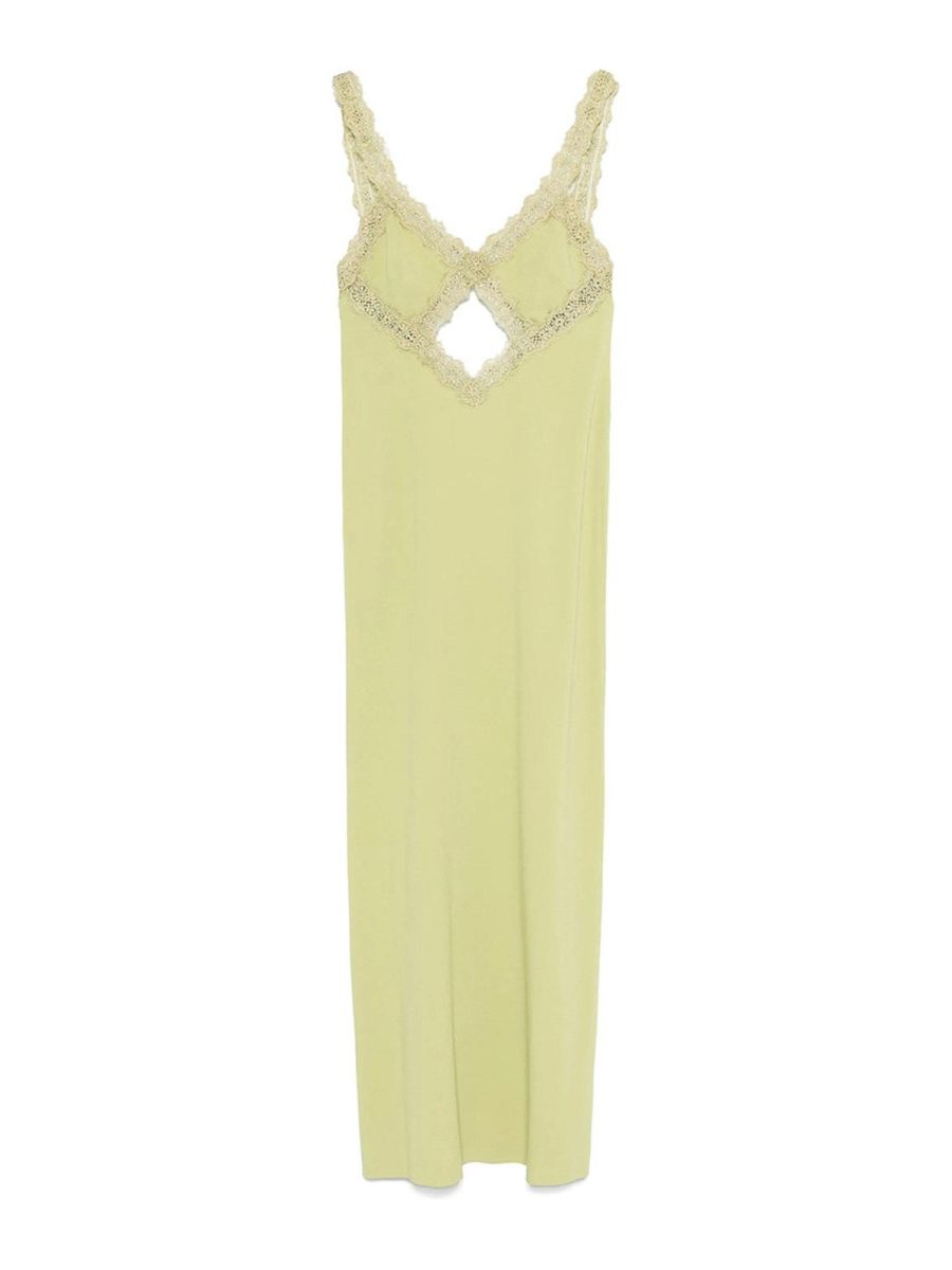 Blumarine Robe Au Genou - Vert