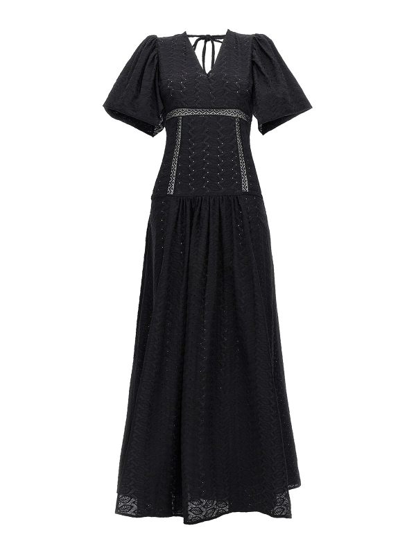 Le Twins Robe Au Genou - Noir