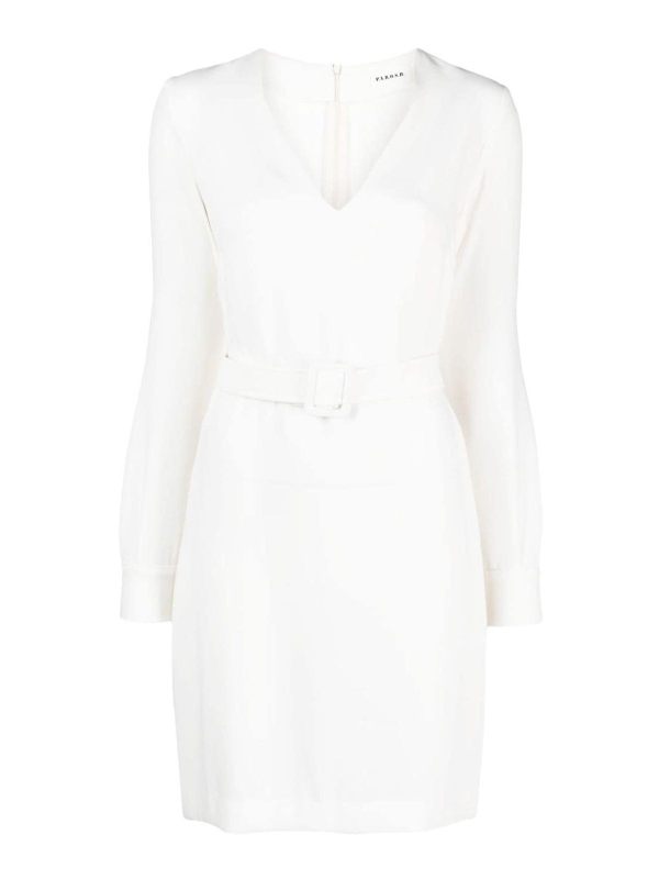 P. A.R. O.S. H. Robe Au Genou - Blanc
