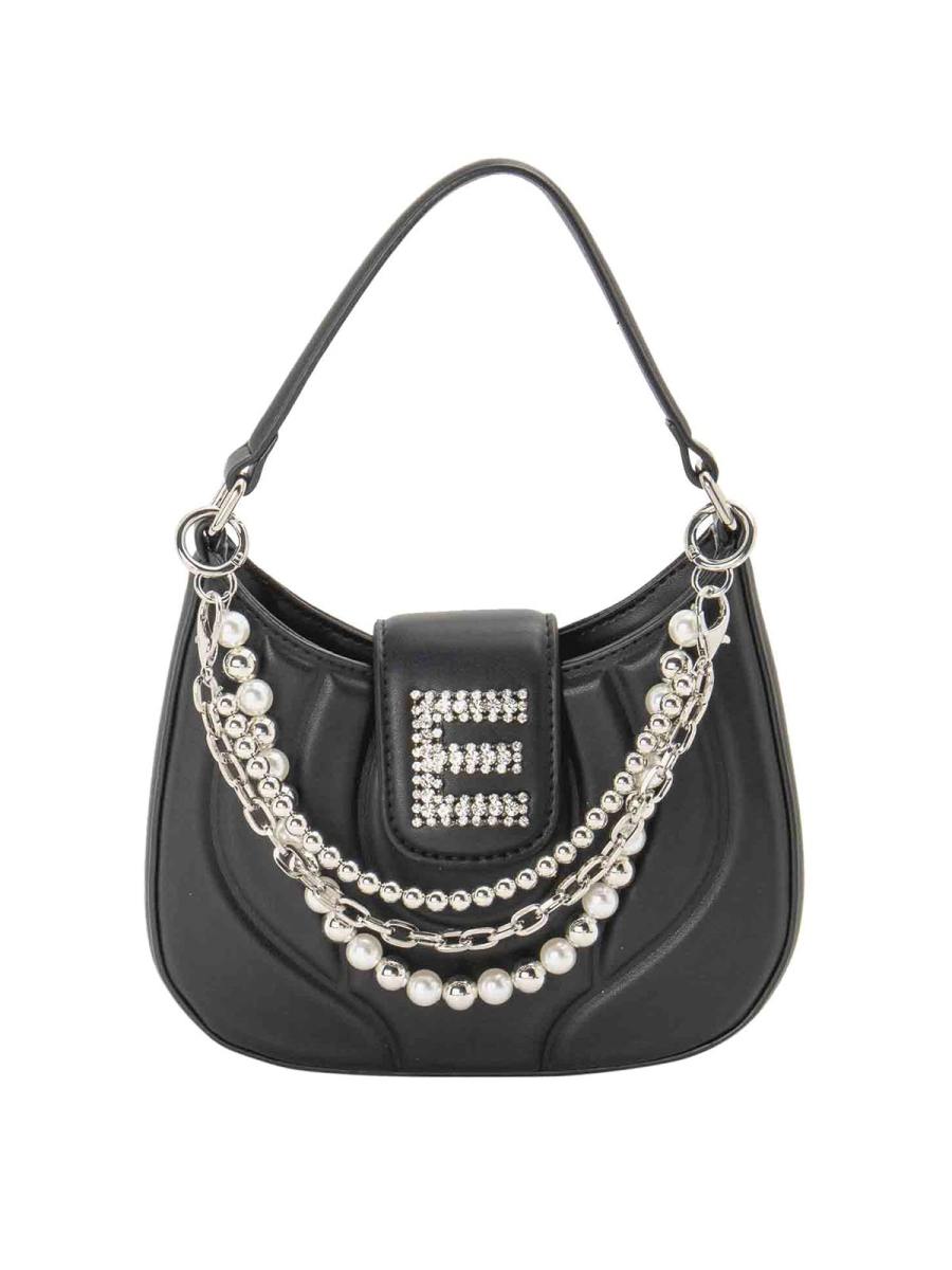 Ermanno Scervino Sac Porté Épaule - Noir