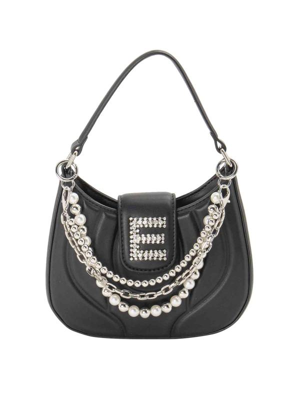 Ermanno Scervino Sac Porté Épaule - Noir