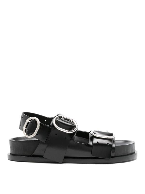Jil Sander Sandales - Noir