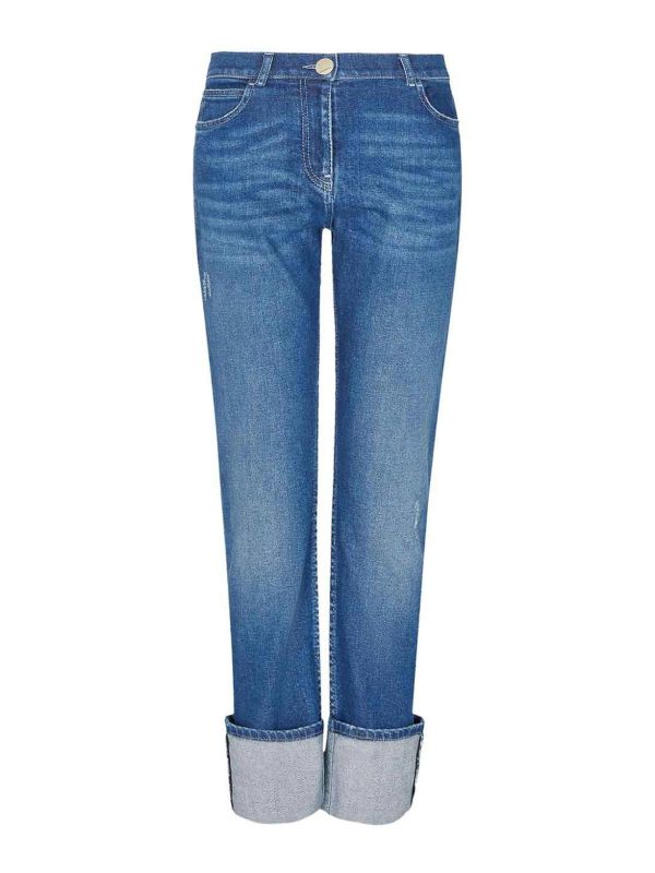 Giorgio Armani Jean Droit - Clair Délavé