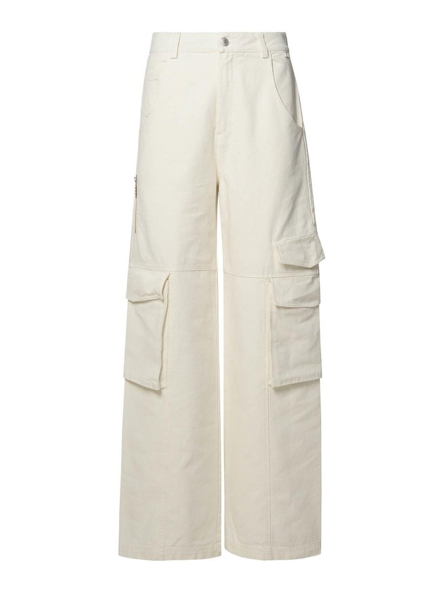 Gcds Jean Bootcut - Blanc