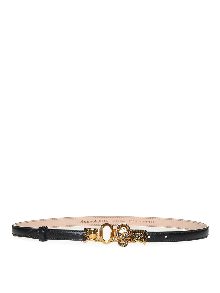 Alexander Mcqueen Ceinture - Noir