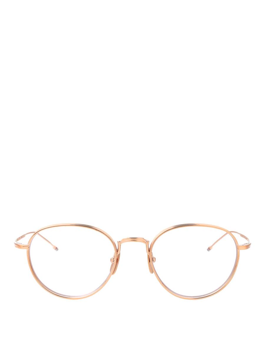 Thom Browne Lunettes De Soleil - Or