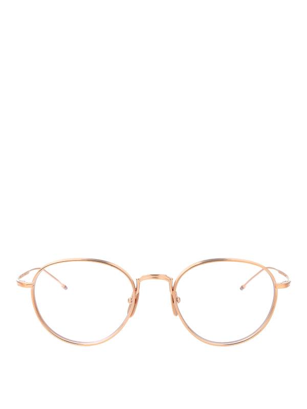 Thom Browne Lunettes De Soleil - Or