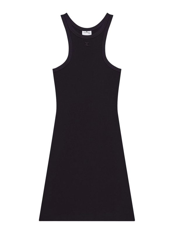 Courreges Robe Courte - Noir