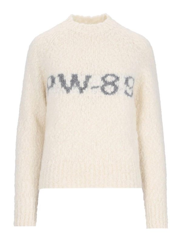 Paloma Wool Pull Col Rond - Blanc