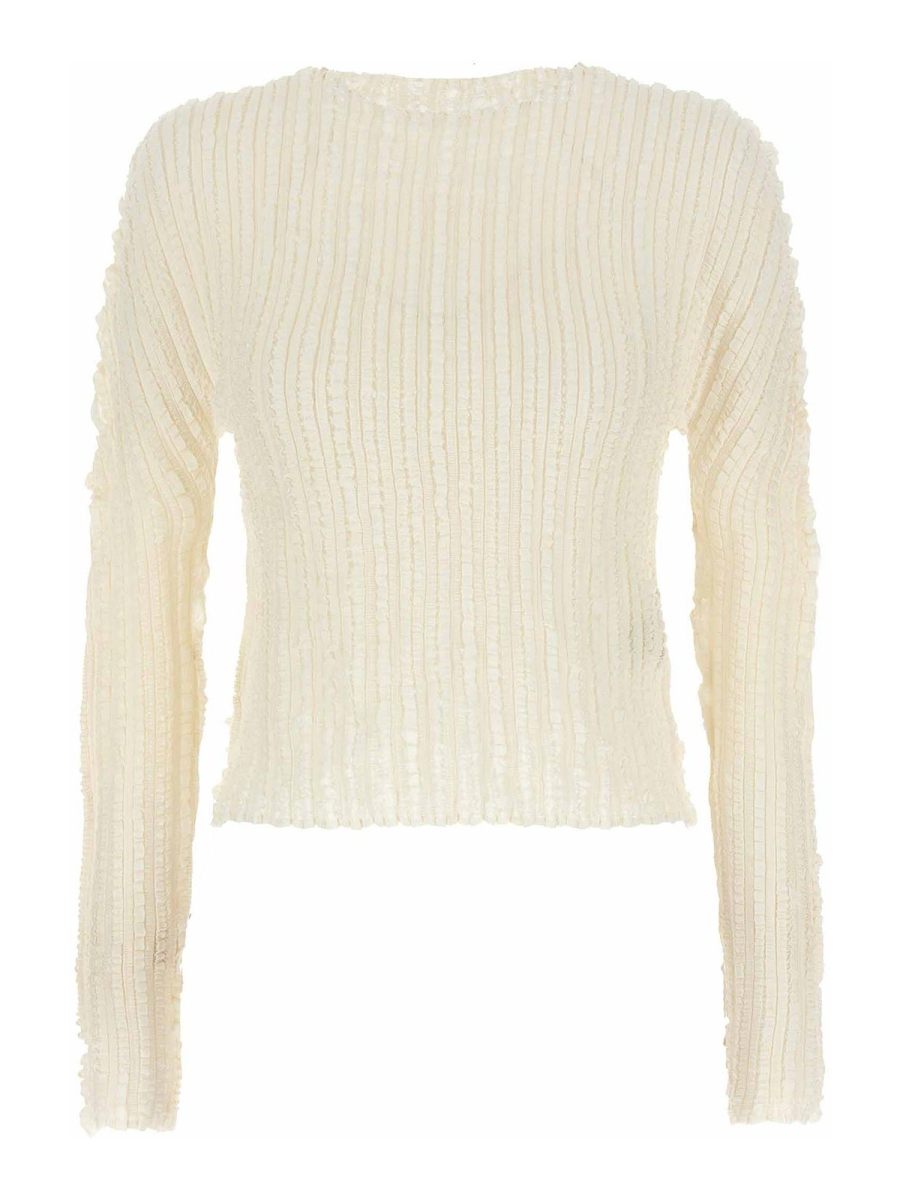 Pleats Please Issey Miyake Cardigan - Blanc