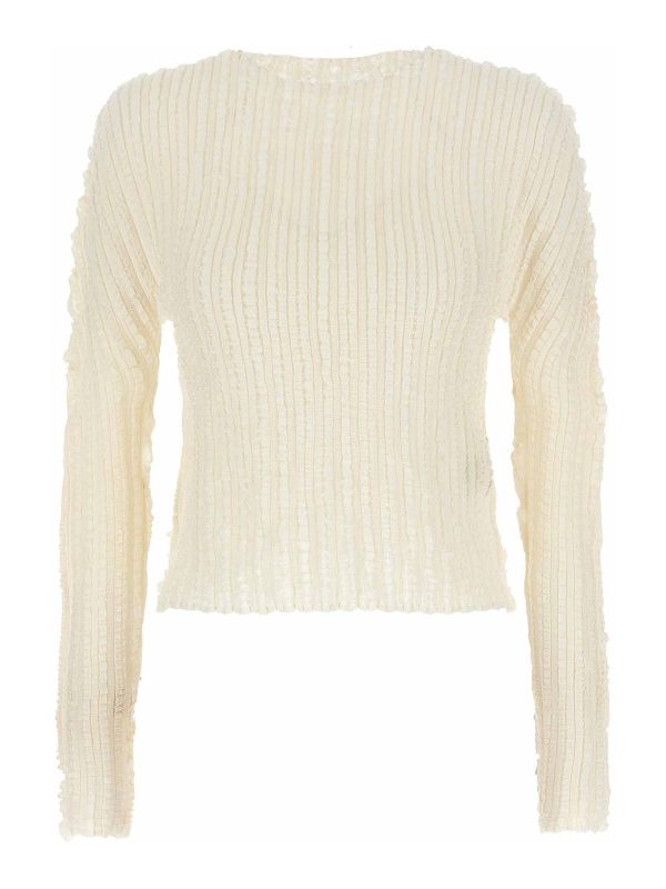 Pleats Please Issey Miyake Cardigan - Blanc
