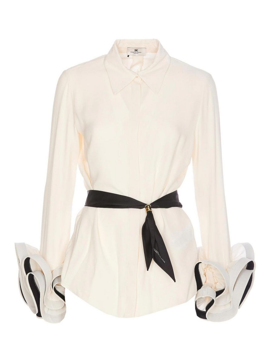 Elisabetta Franchi Chemise - Blanc