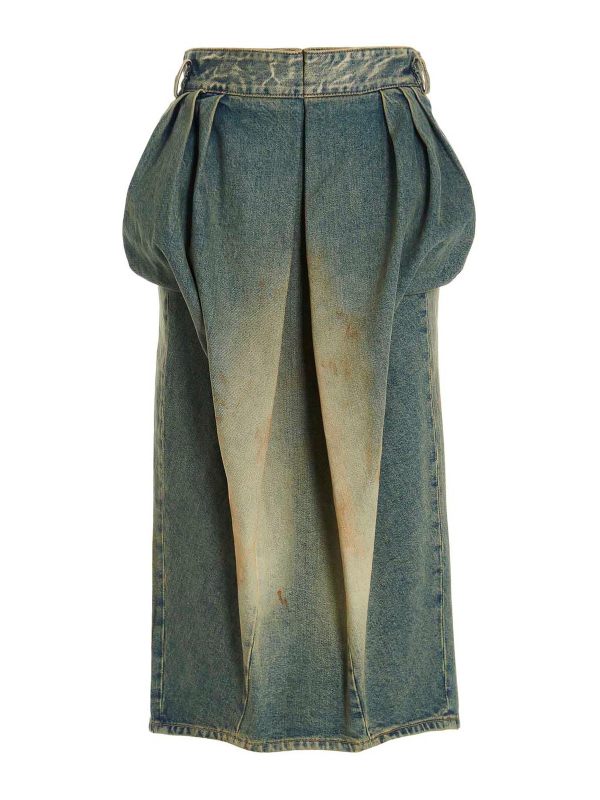 Maison Margiela Jupe Longue - Bleu Clair