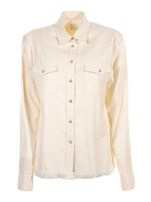 Eleventy Chemise - Beige