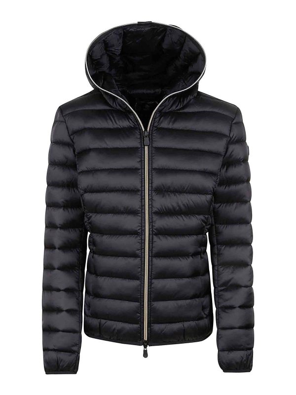 Save the Duck Manteau Au Genou - Noir