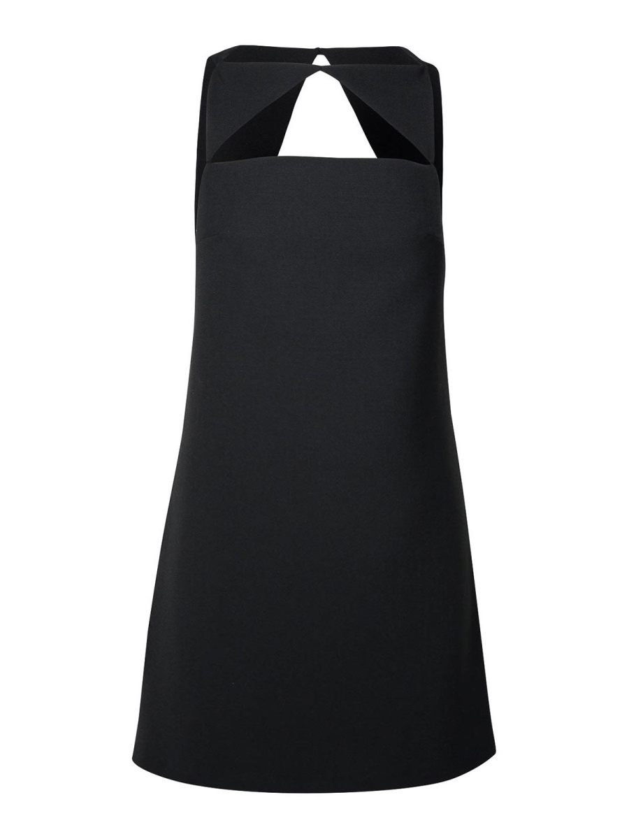 Versace Robe Au Genou - Noir