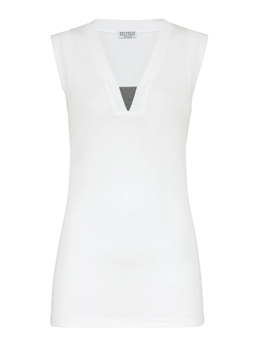 Brunello Cucinelli Top - Blanc