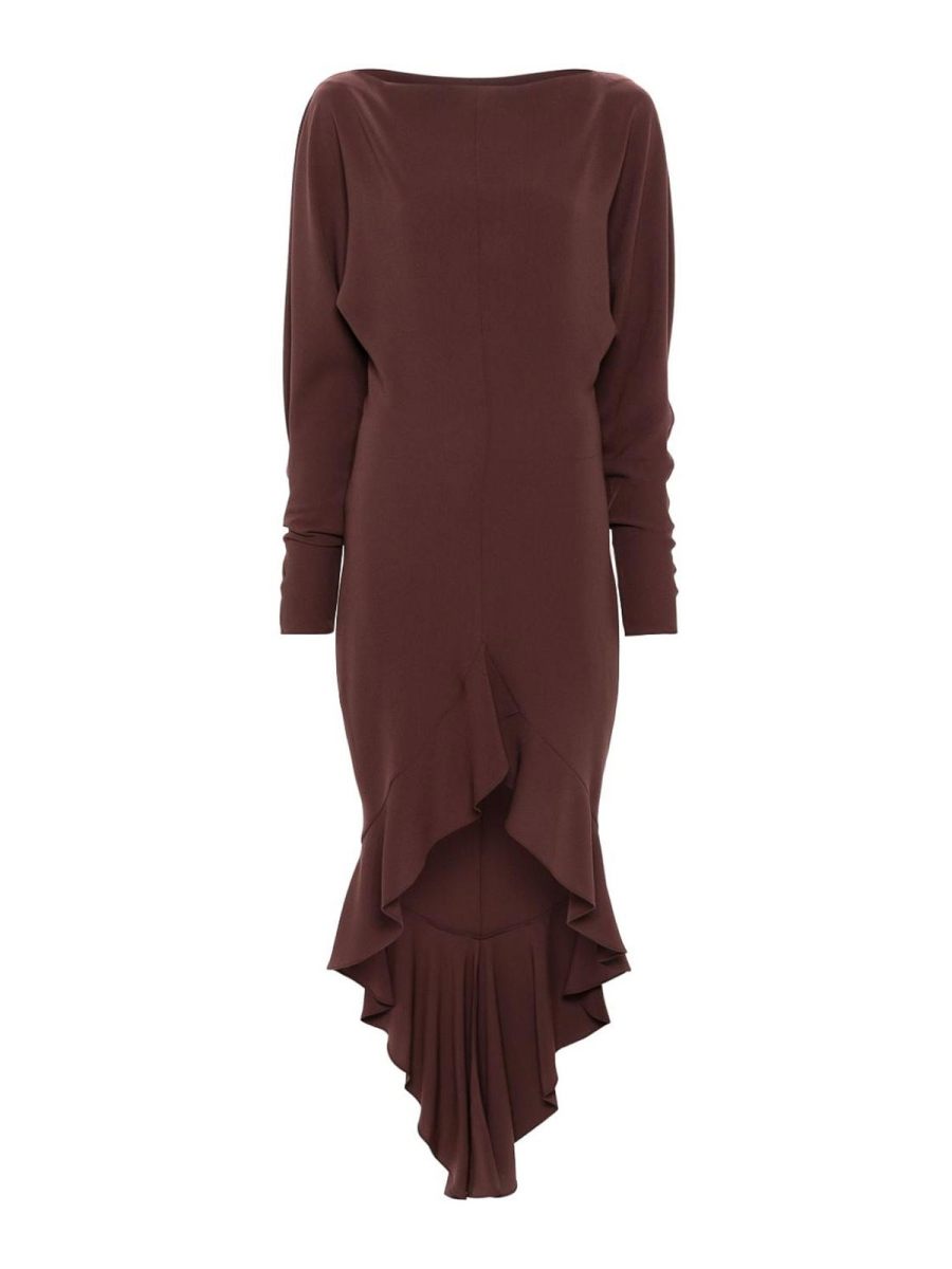 Philosophy di Lorenzo Serafini Maxi Robe - Marron