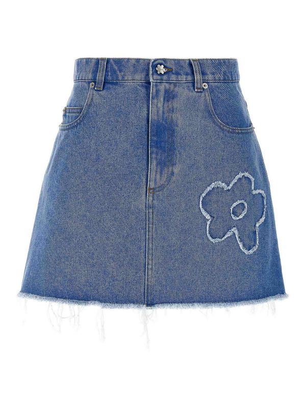 Marni Jupe Midi - Bleu Clair