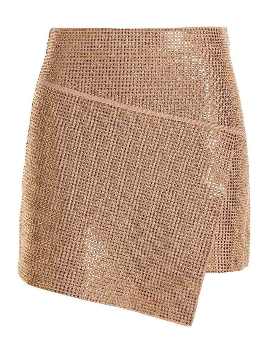 Andreādamo Mini Jupe - Beige