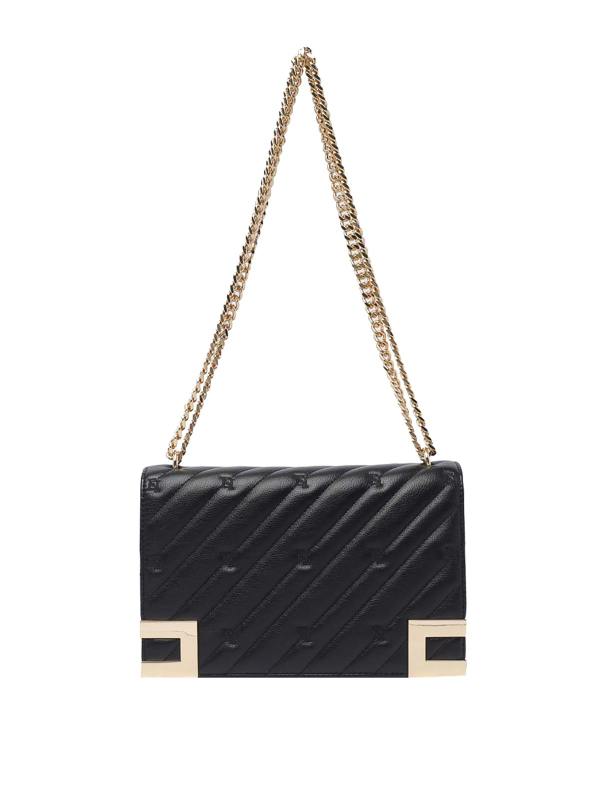Elisabetta Franchi Sac Bandoulière - Noir