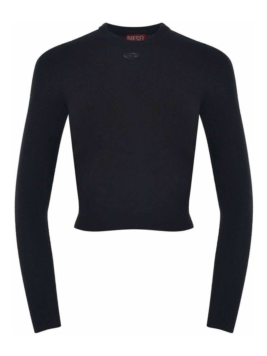 Diesel Pull Col Rond - Noir