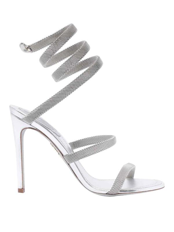 Rene Caovilla Chaussures À Talon - Argent