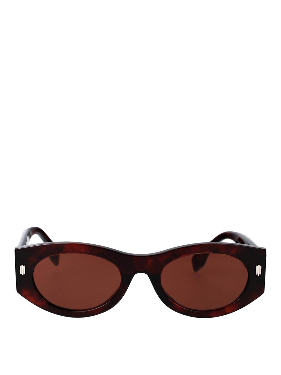 Fendi Lunettes De Soleil - Marron