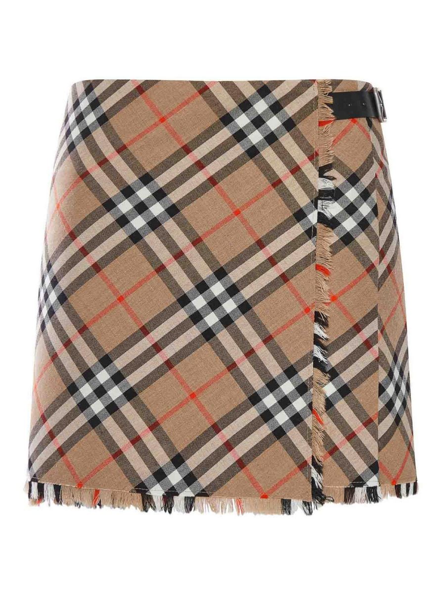 Burberry Jupe Midi - Couleur Chair