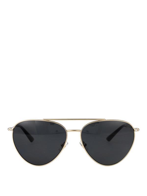 Jimmy Choo Lunettes De Soleil - Or