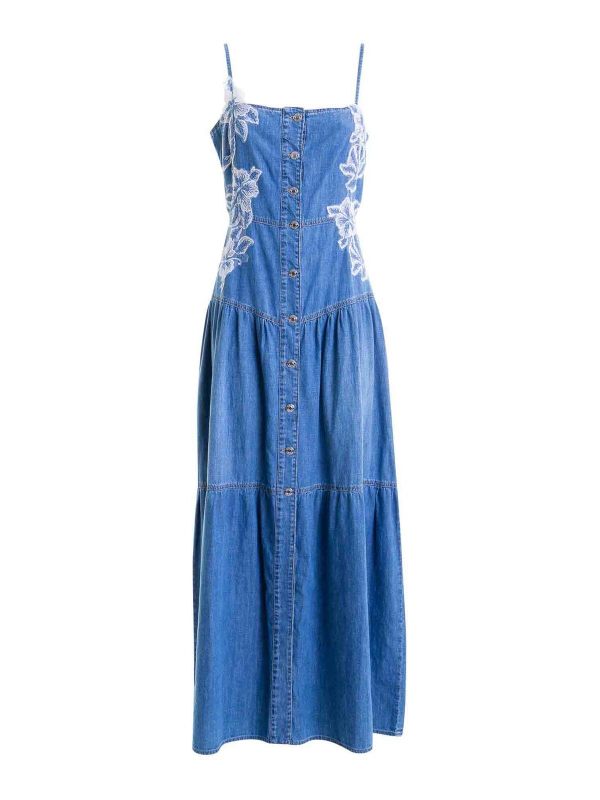 Ermanno Scervino Robe Au Genou - Clair Délavé