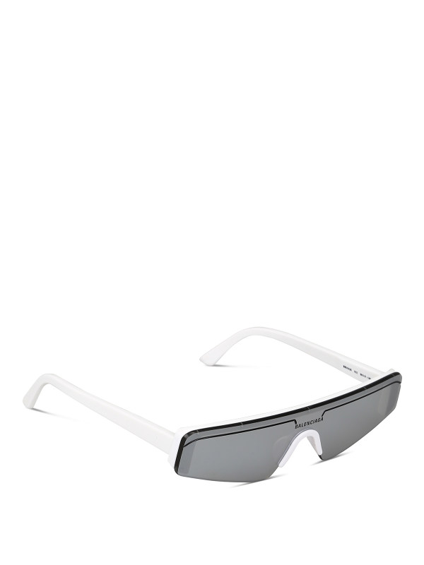 Balenciaga Lunettes De Soleil - Blanc