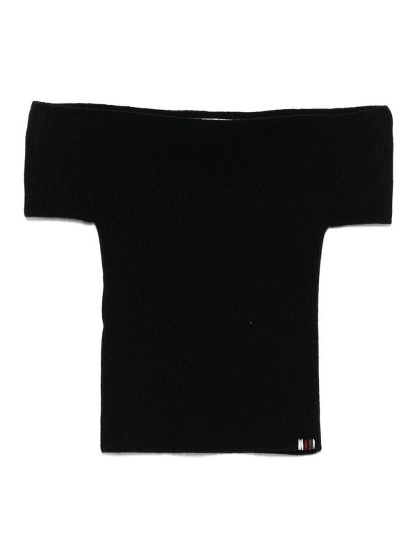 Extreme Cashmere Pull Col Bateau - Noir