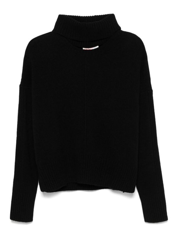 Absolut Cashmere Pull Col Rond - Noir