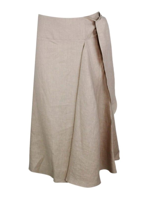 Eleventy Jupe Midi - Beige