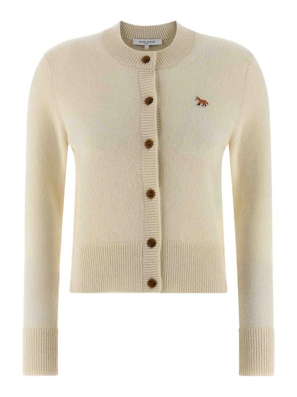 Maison Kitsuné Cardigan - Blanc