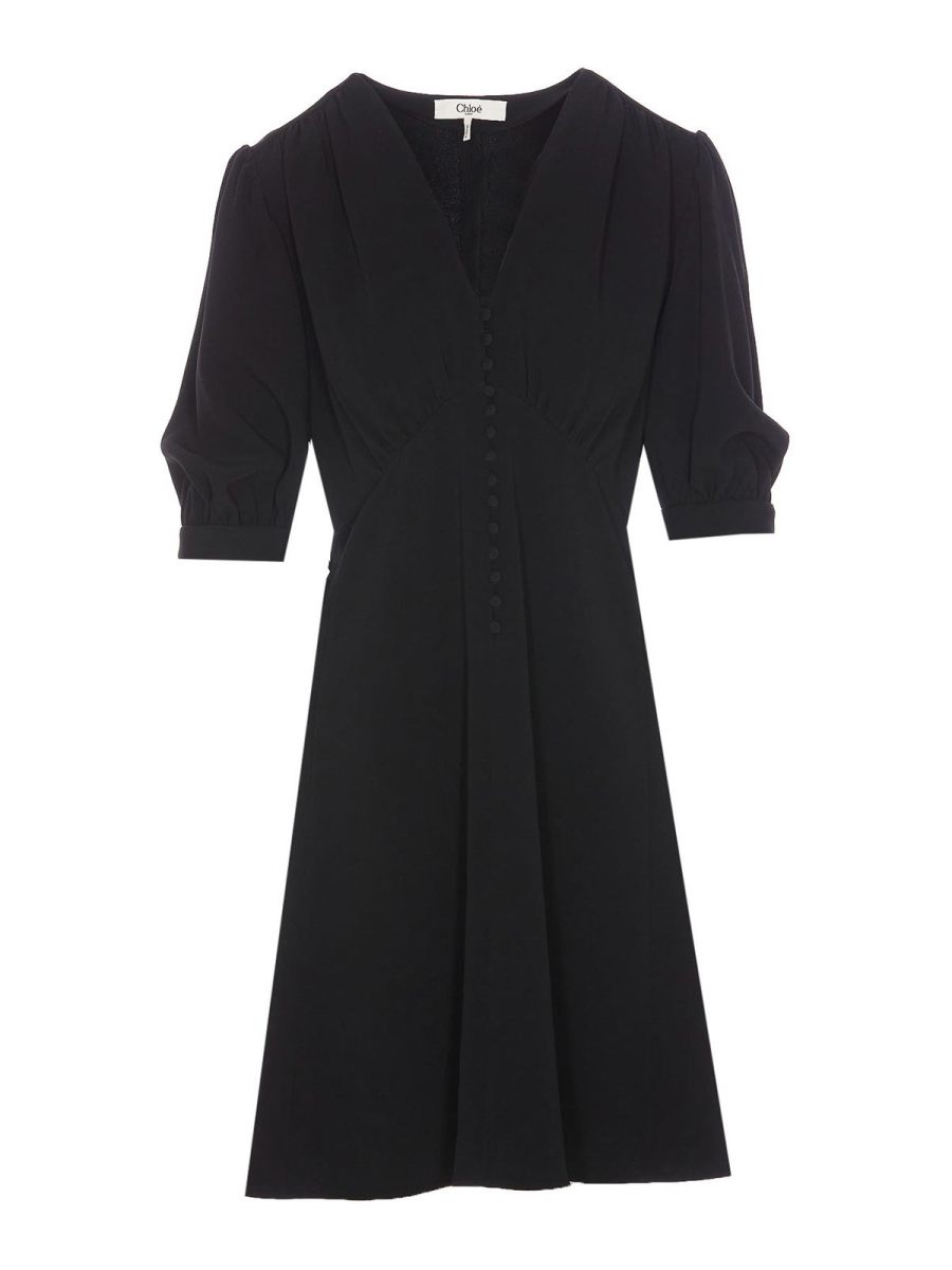Chloe' Maxi Robe - Noir