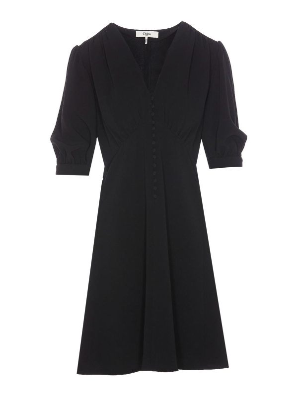 Chloe' Maxi Robe - Noir